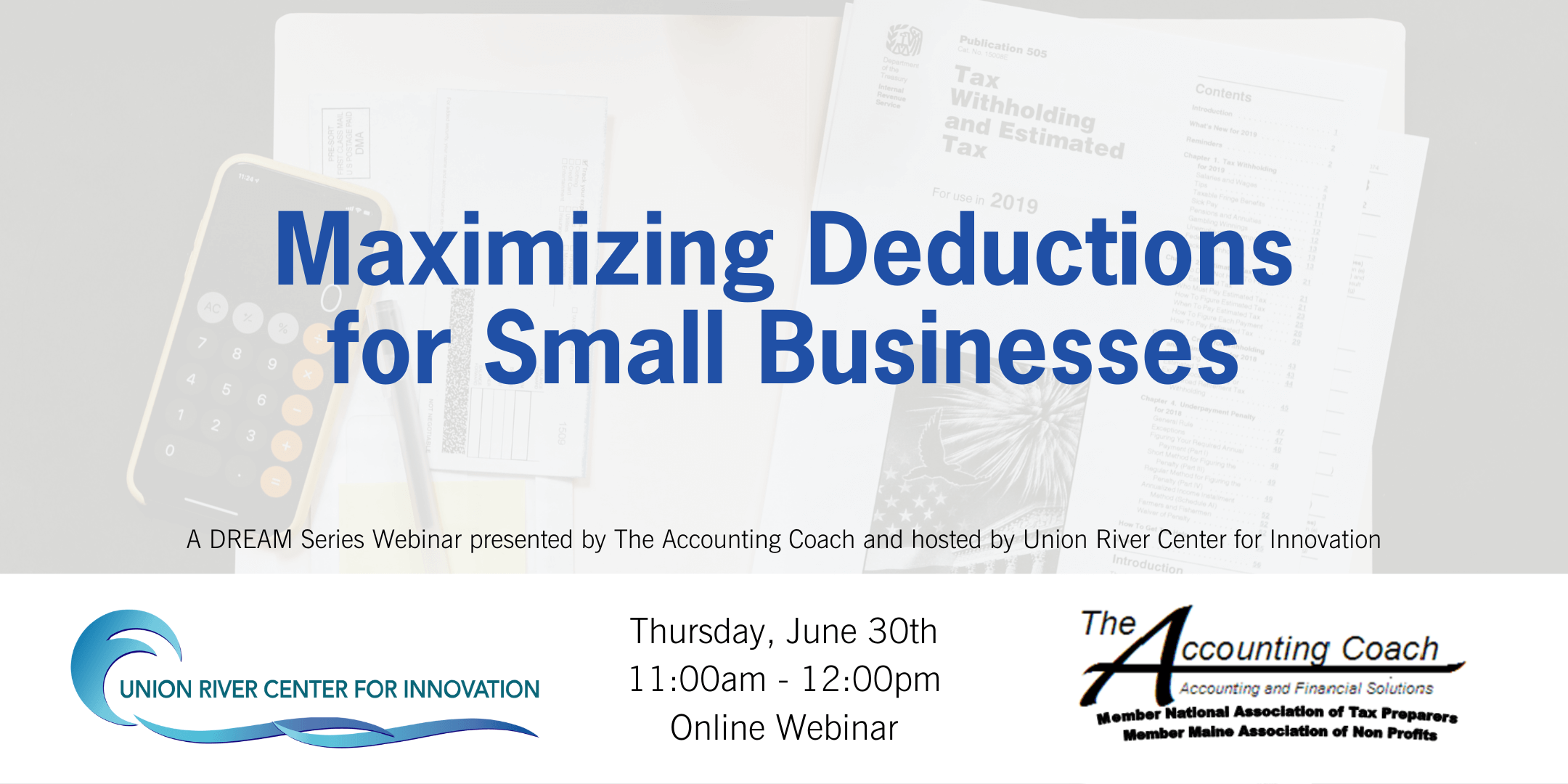 Maximizing Deductions for Small Businesses | Union River Center for Innovation
